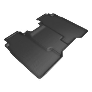 Chevrolet Silverado EV Floor Mats - Rear - 3D MAXpider - Kagu - Black - `24-`26 Chevrolet Silverado EV Floor Mats - Rear - 3D MAXpider - Kagu - Black - `24-`26